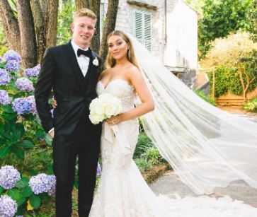 Anna De Bruyne son Kevin De Bruyne with his wife Michele De Bruyne on their big day